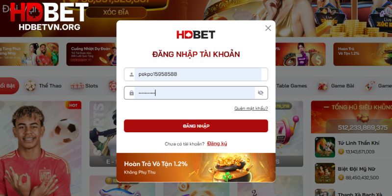 Xác nhận thông tin đăng nhập